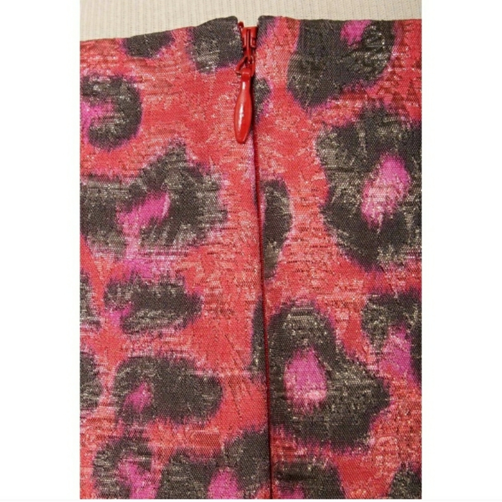 Giambattista Valli Metallic Cheetah print dress, size 2 - Picture 5 of 9
